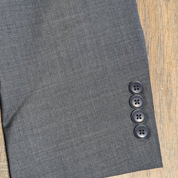 Collection Michael Strahan Blazer Jacket Sport Coat Mens 48 Gray Career Office - Picture 4 of 13